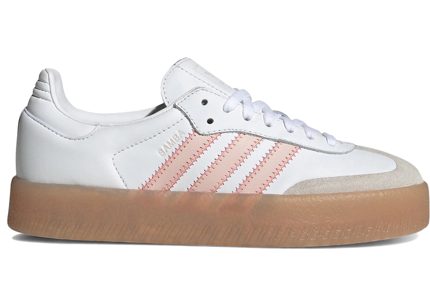 Adidas Sambae White Sandy Pink Red (Women'S)