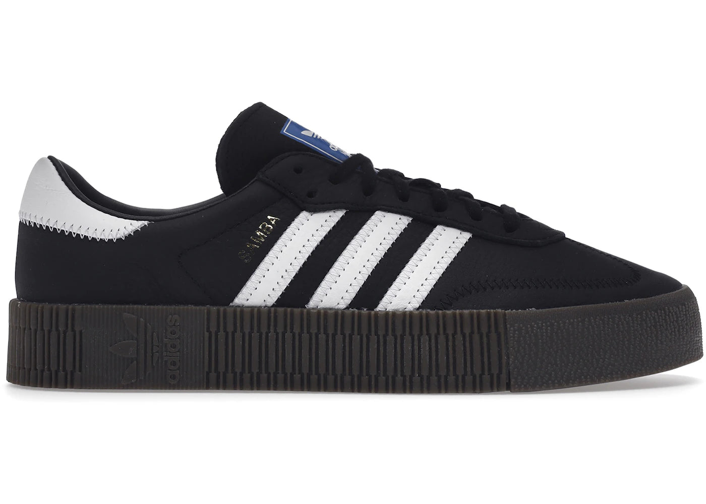 Adidas Sambarose Black White Gum (Women'S)