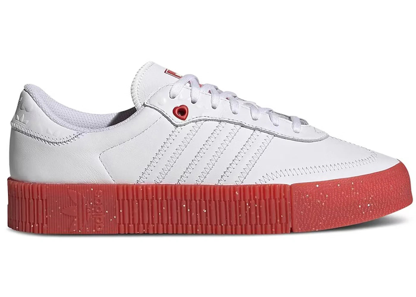Adidas Sambarose White Scarlet (Women'S)