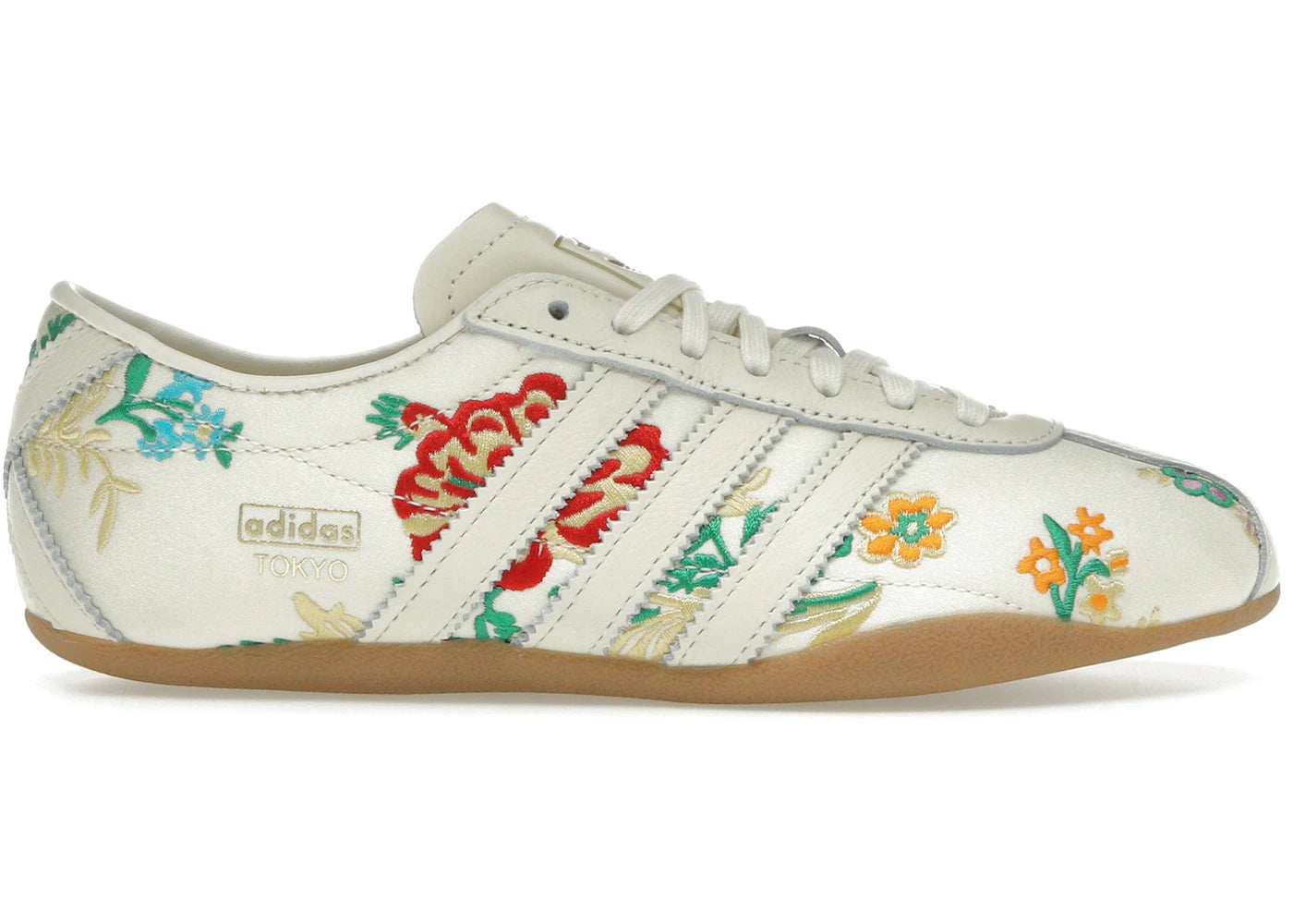adidas tokyo crew white floral embroidery (women's)