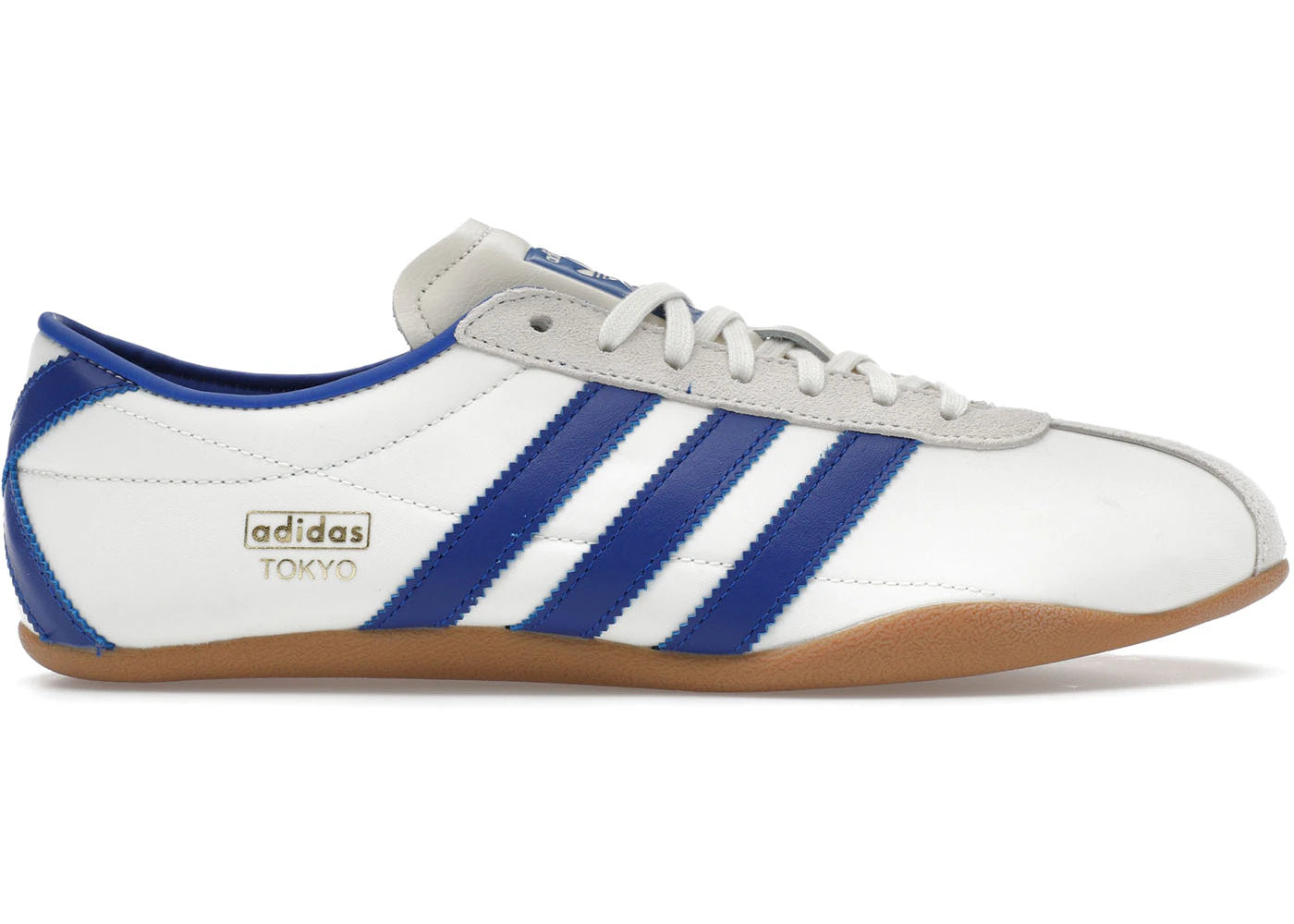 adidas tokyo off white royal blue gold metallic (women's)