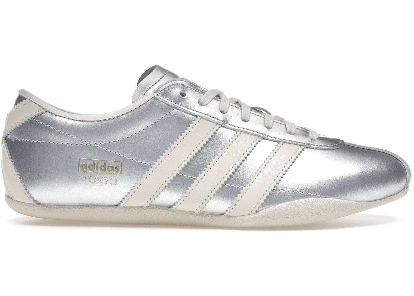adidas tokyo silver metallic cream white (women's)