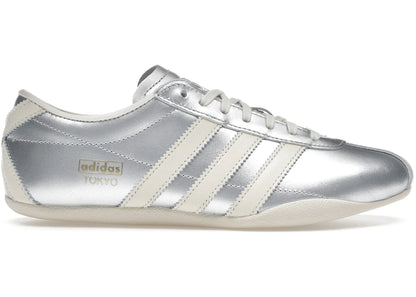 Women's Adidas Tokyo Silver Metallic Cream White, packaging
