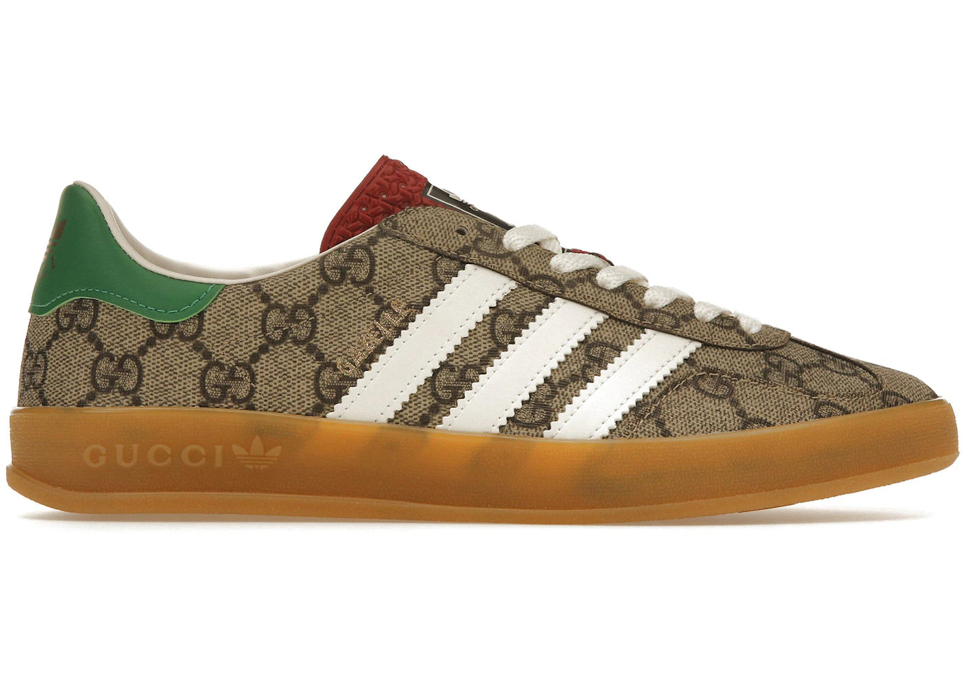Adidas X Gucci Gazelle Beige Gg Monogram (Women'S)