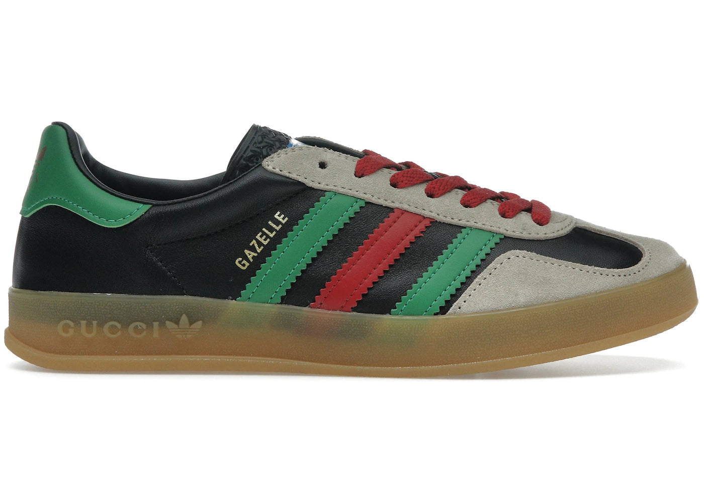 Adidas X Gucci Gazelle Black Green Red