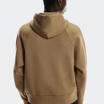 On Focus Tech Hoodie Nutmeg