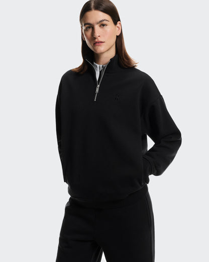 On Club Collective 1/4 Zip Black (Women'S)
