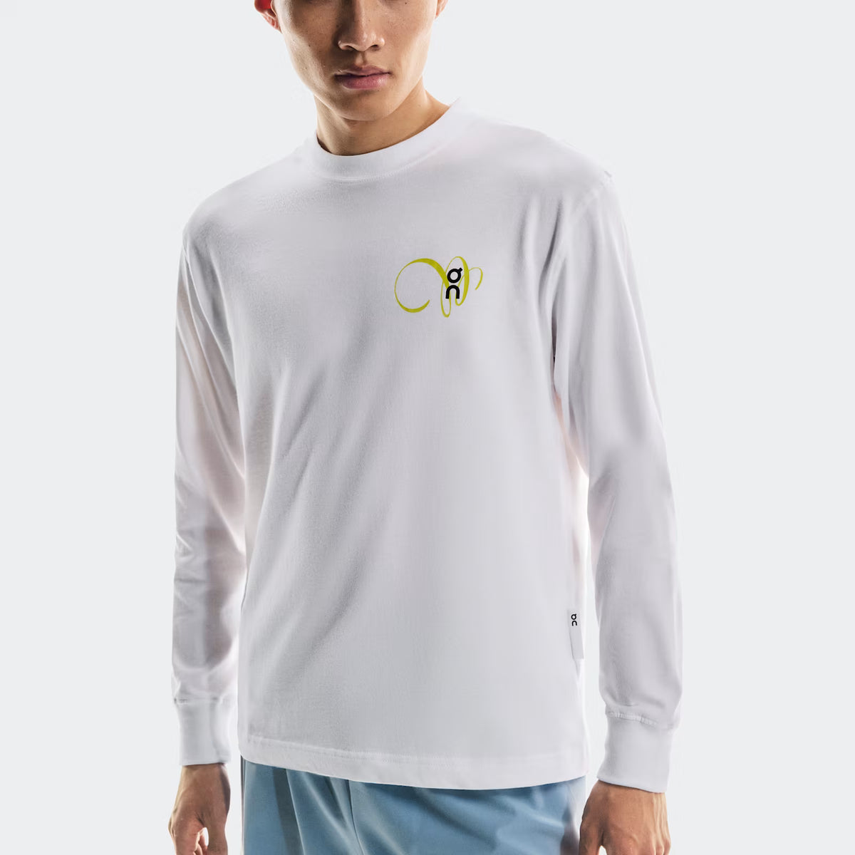 On Club Long-T Graphic White