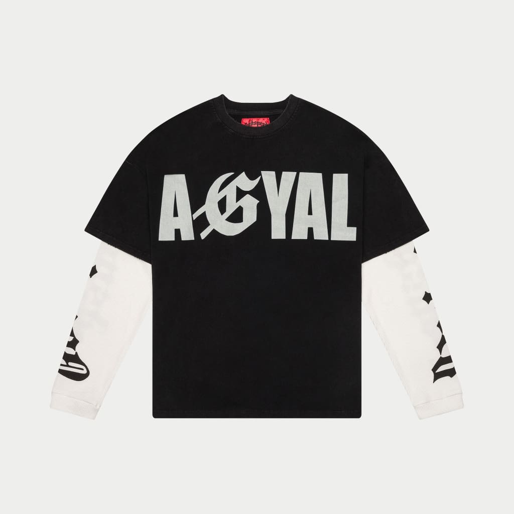 Godspeed Agyal Layered T-Shirt (Black Wash)