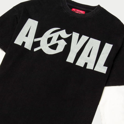 Godspeed Agyal Layered T-Shirt (Black Wash)