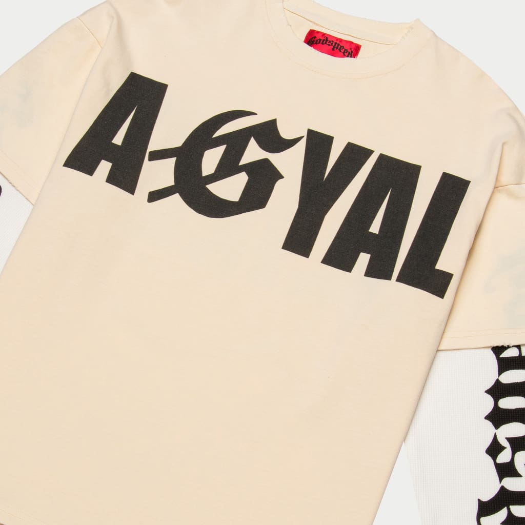 Godspeed Agyal Layered T-Shirt (Bone)