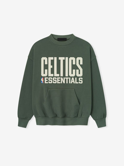 Essentials Celtics Sport Crewneck Balsam Green