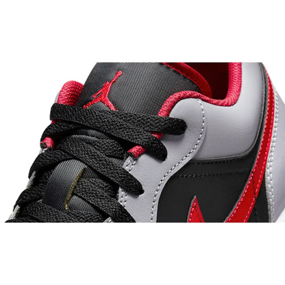 Air Jordan 1 Low Black Cement Grey Fire Red Sale