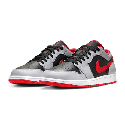 Air Jordan 1 Low Black Cement Grey Fire Red Sale