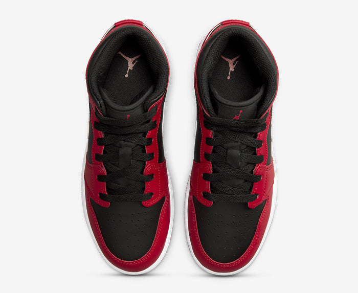 Air Jordan Mid Black White Gym Red Sale โ Kicks Machine