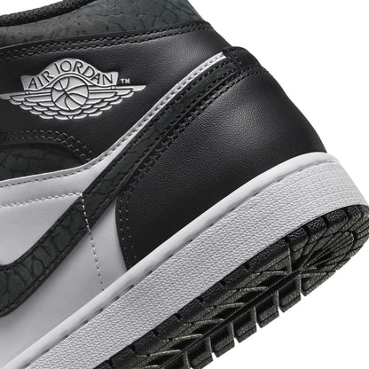 Air Jordan 1 Mid 'Panda Elephant/Off Noir' Sale