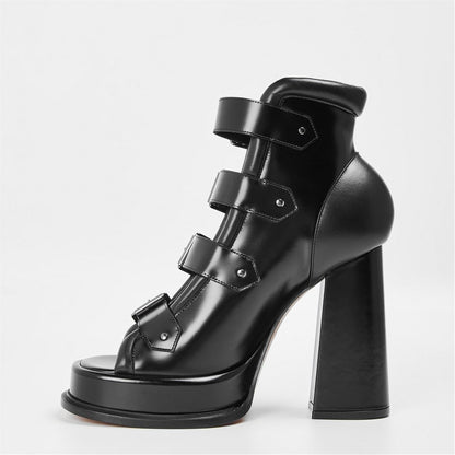  Alex Buckle Sandal Ld52 Black