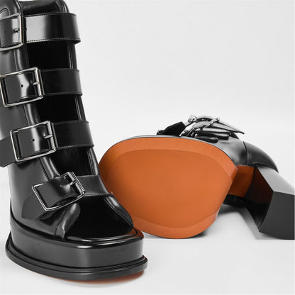  Alex Buckle Sandal Ld52 Black