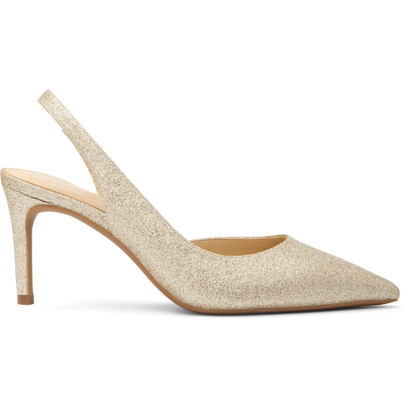  Alina Slingback Heels Pale Gold