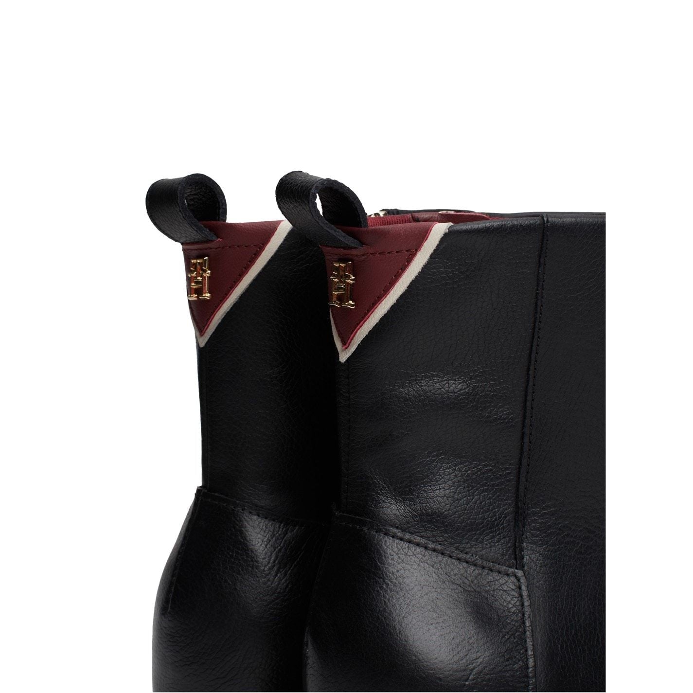  ANKLE BOOT MID WRAPPED LTHR HEEL Black