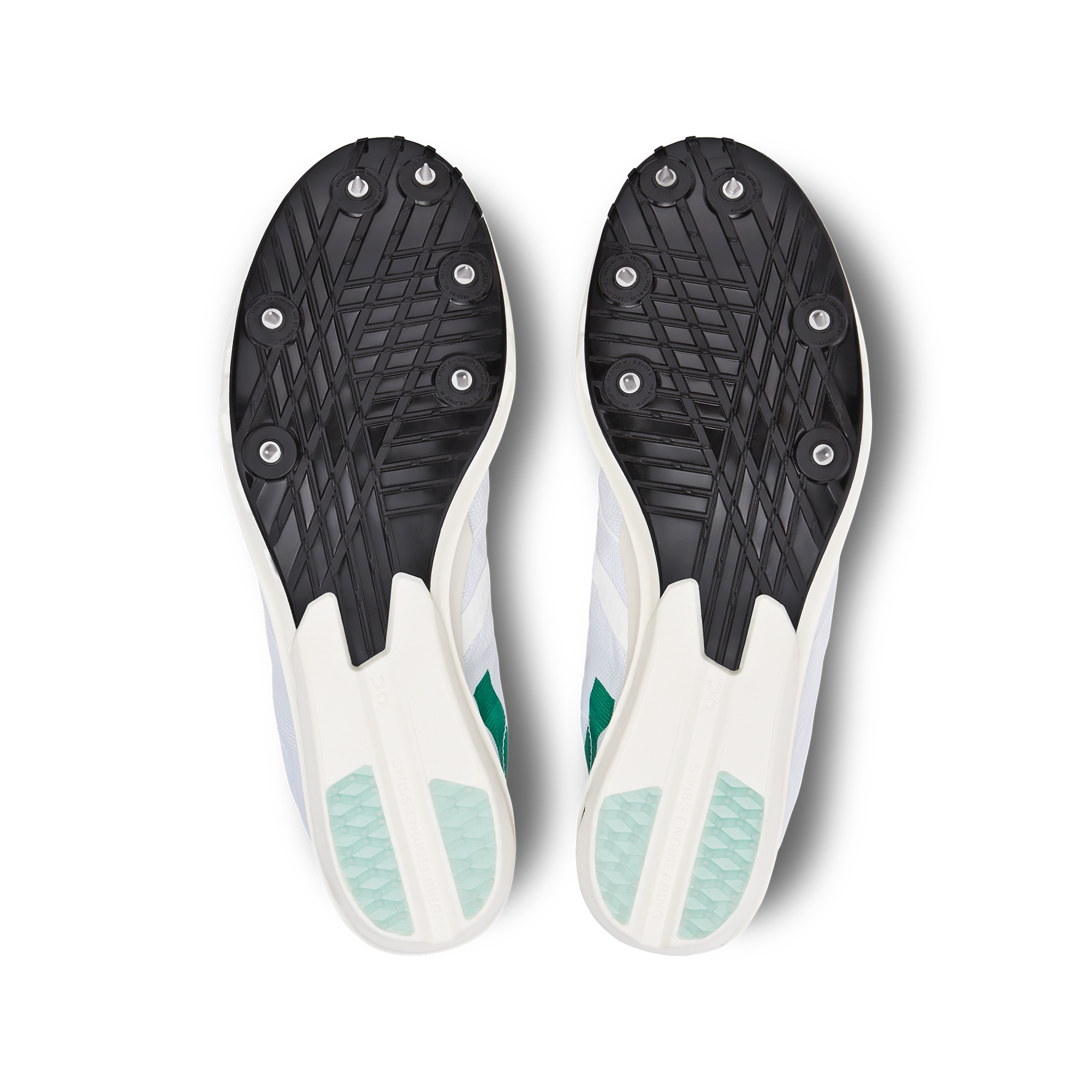 On Cloudspike 10000M Undyed White Mint