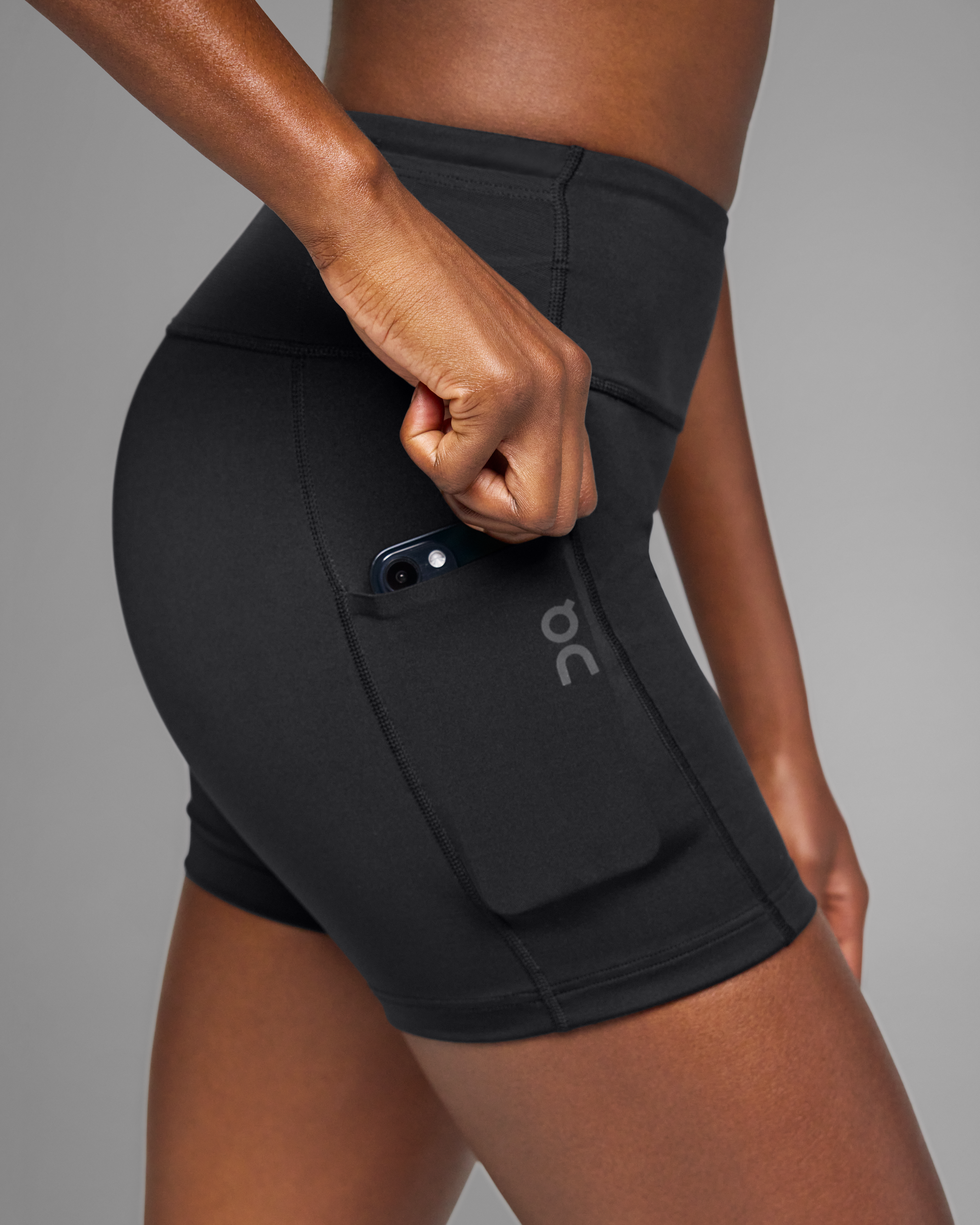 on performance short tights Black (Women's)