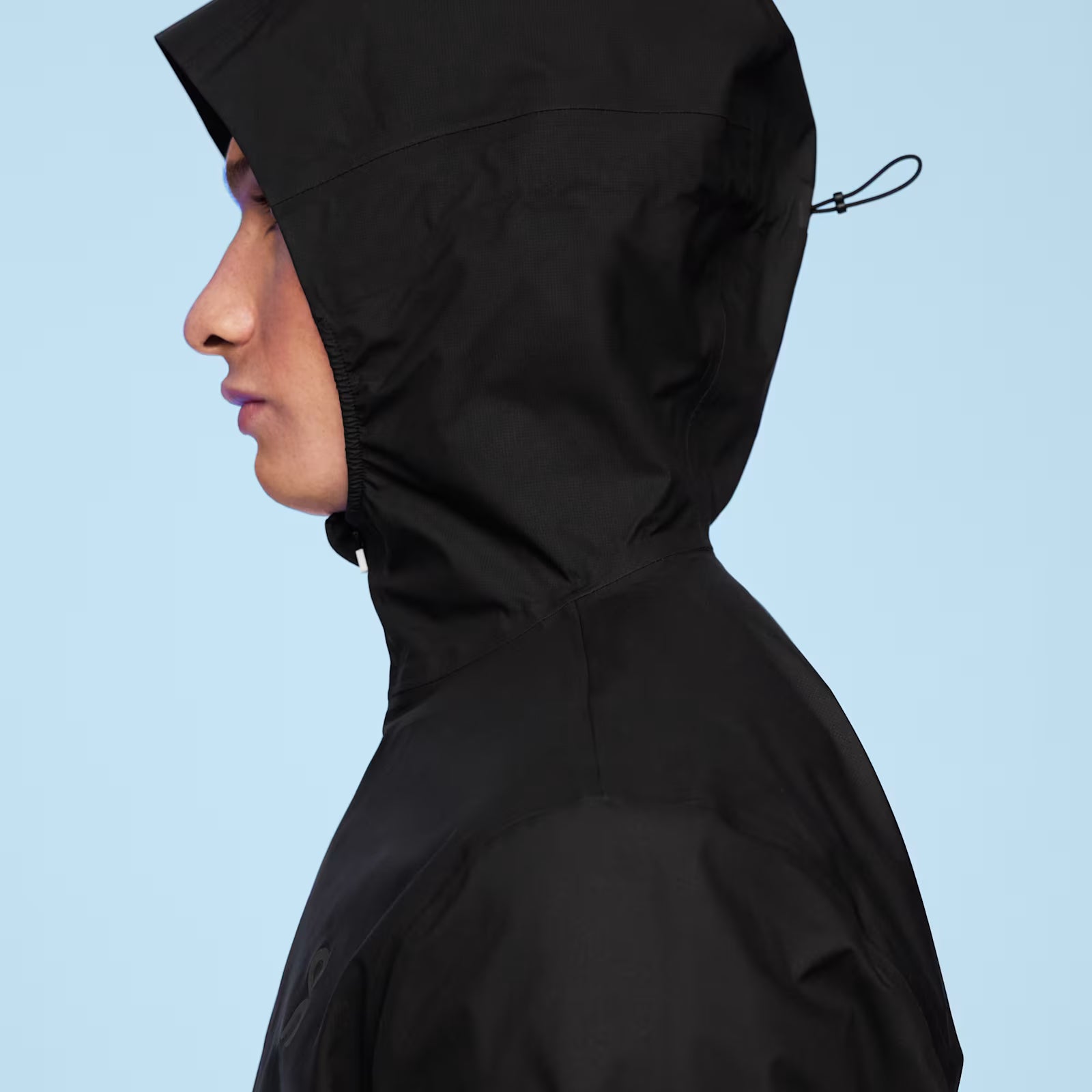 On Waterproof Anorak Black