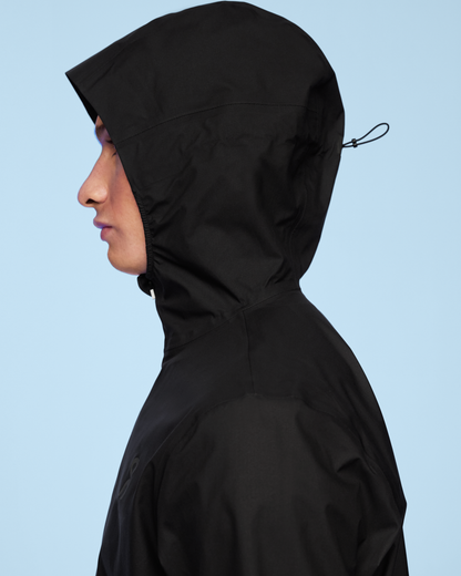 On Waterproof Anorak Black