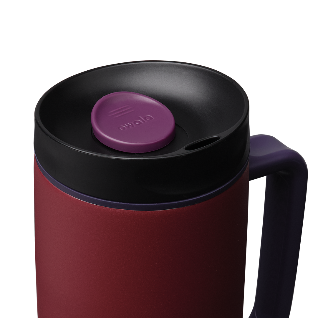  Owala Smoothsip Slider With Handle Burgundy Bay
