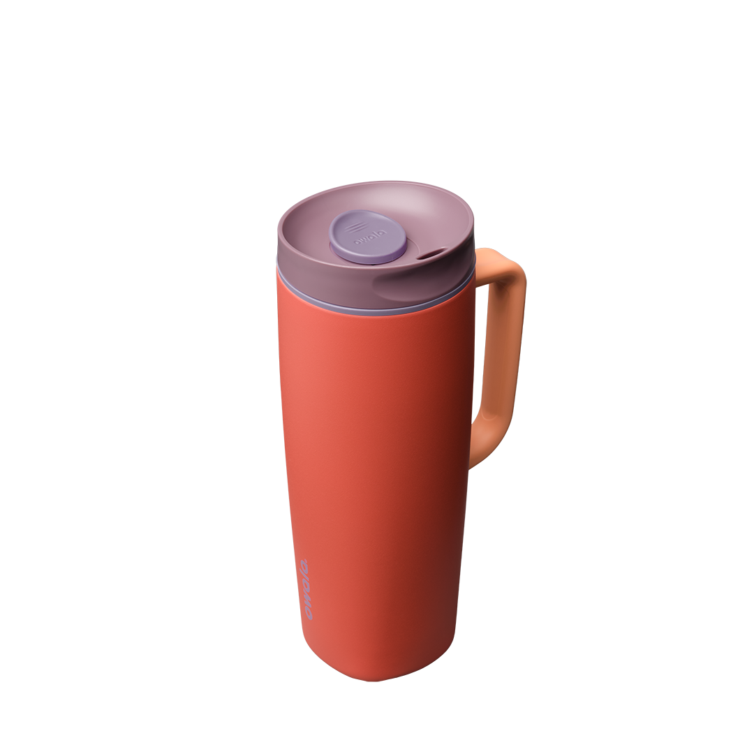  Owala Smoothsip Slider With Handle Terracotta Sunset