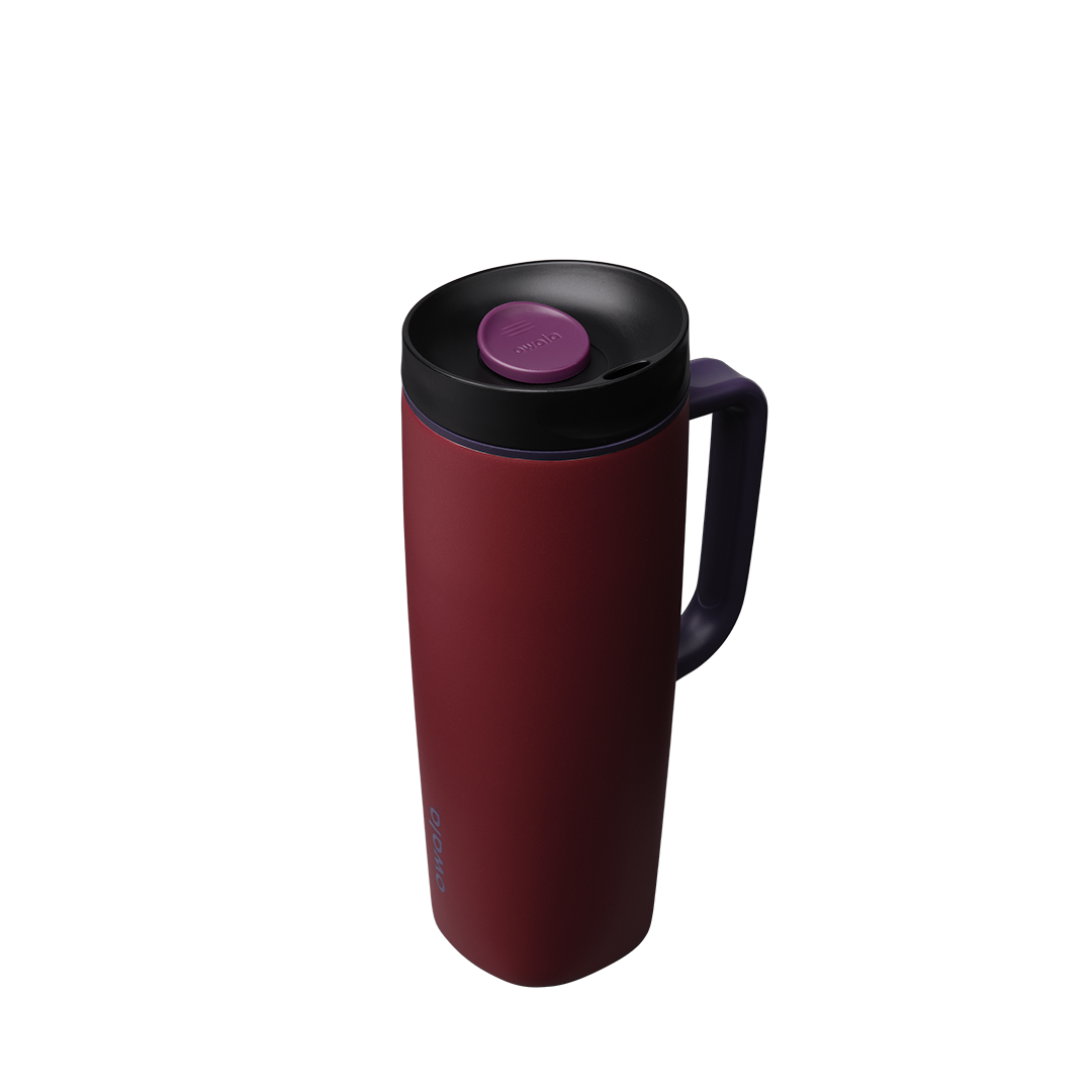  Owala Smoothsip Slider With Handle Burgundy Bay