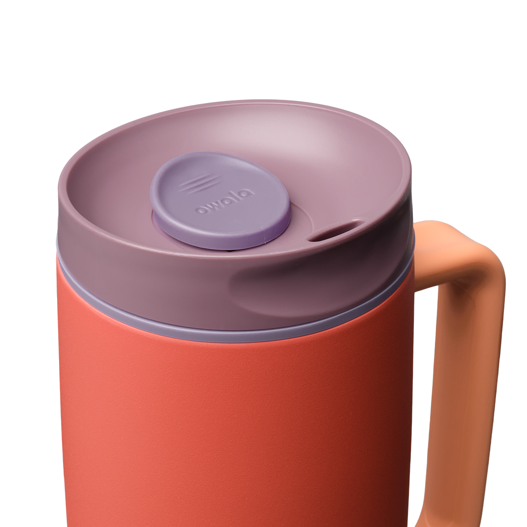  Owala Smoothsip Slider With Handle Terracotta Sunset