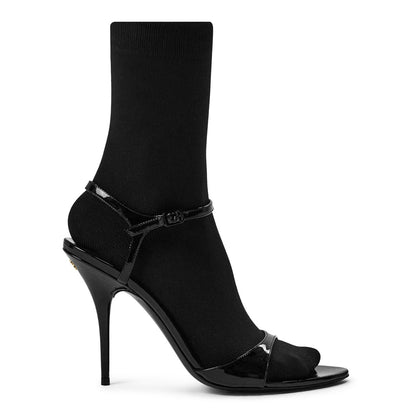  Avenue Sock Sandals Black