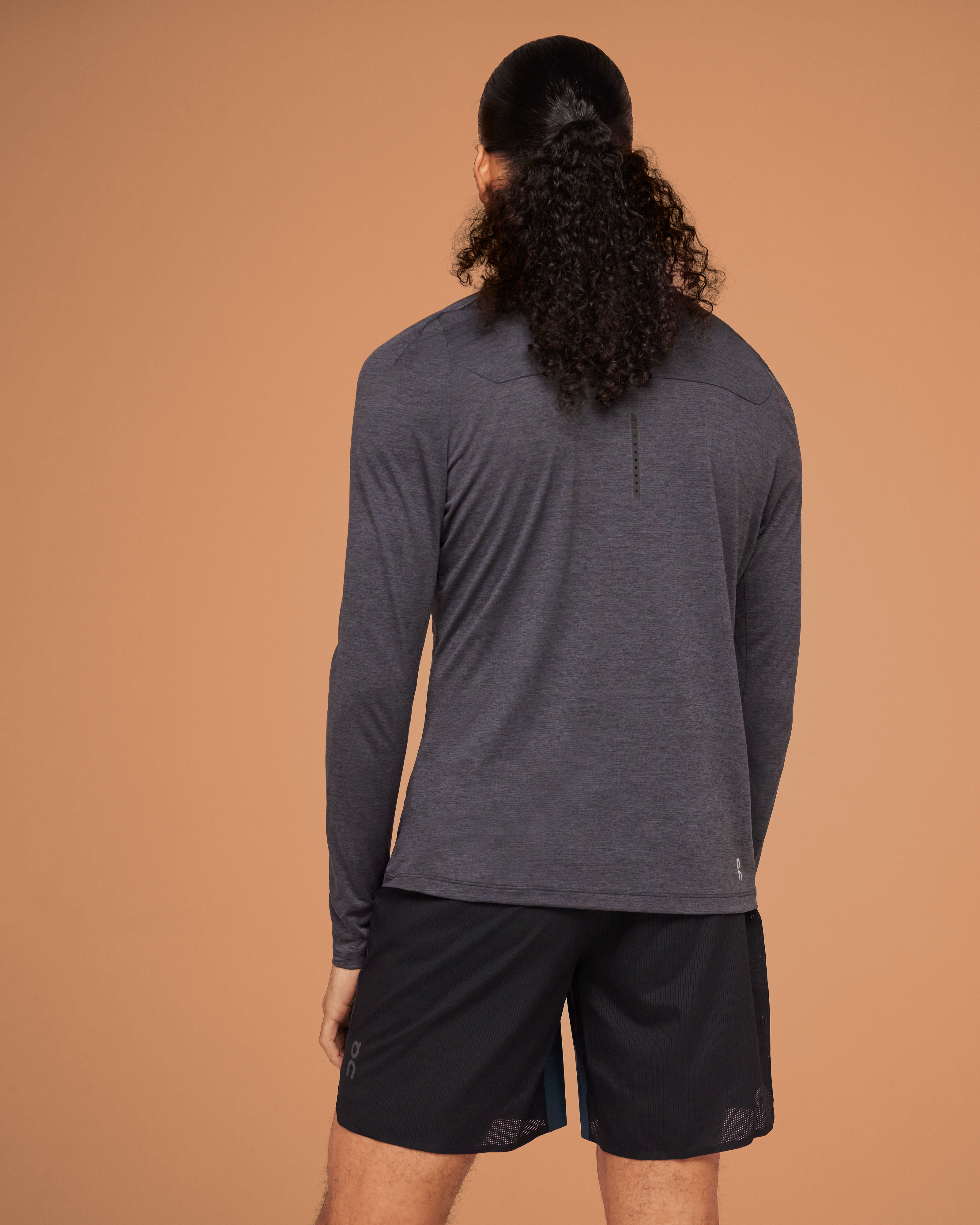 on lightweight shorts Navy | Black