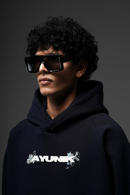 High Stake Hoodie - Navy Blue