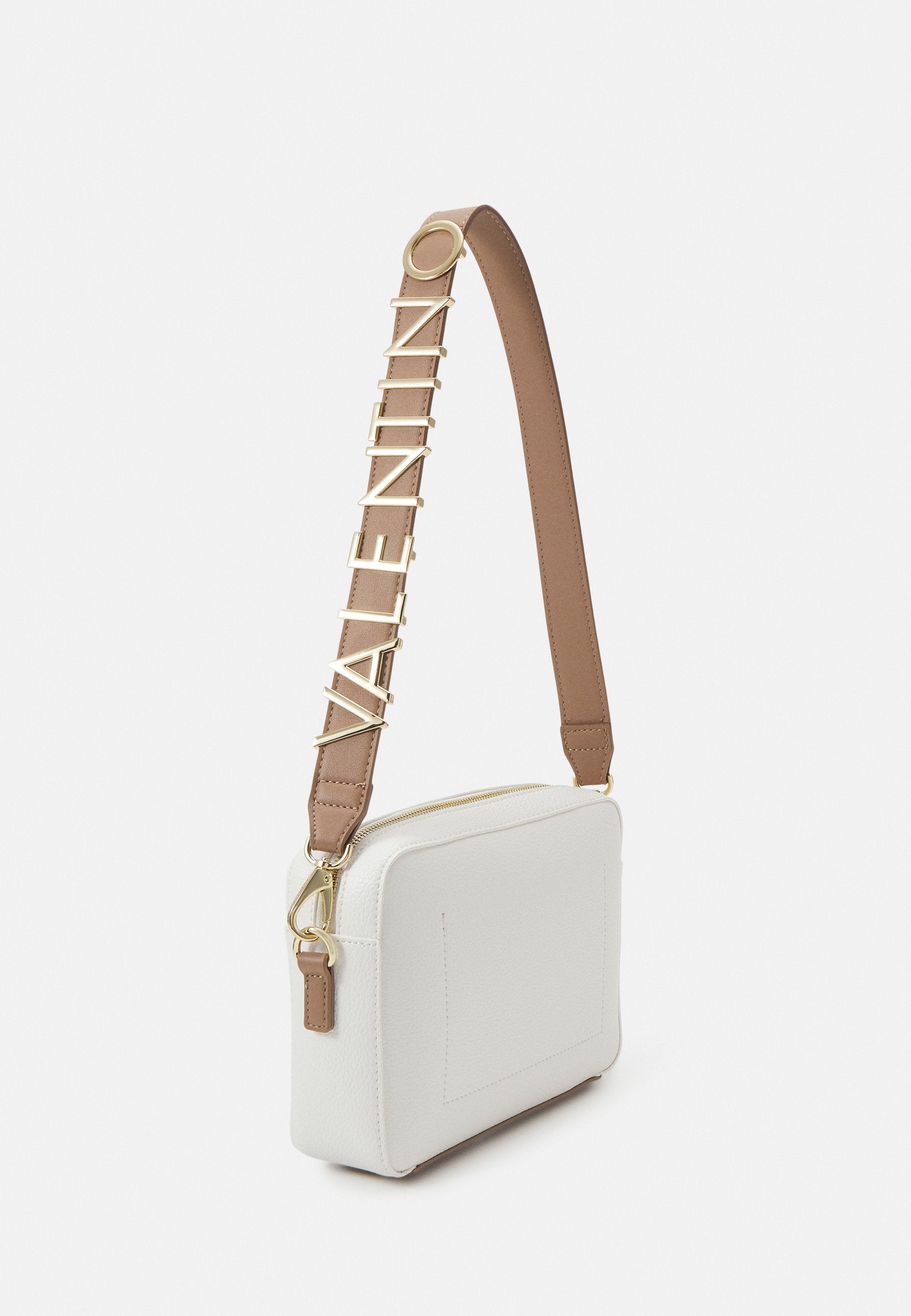 Valentino Bags Alexia Unisex - Cross Body Bag - Bianco/Cuoio