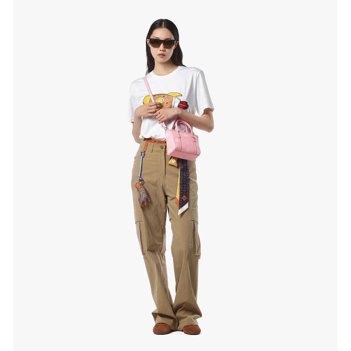 MCM X-Mini Toni Top-Zip Shopper in Resetos Leather