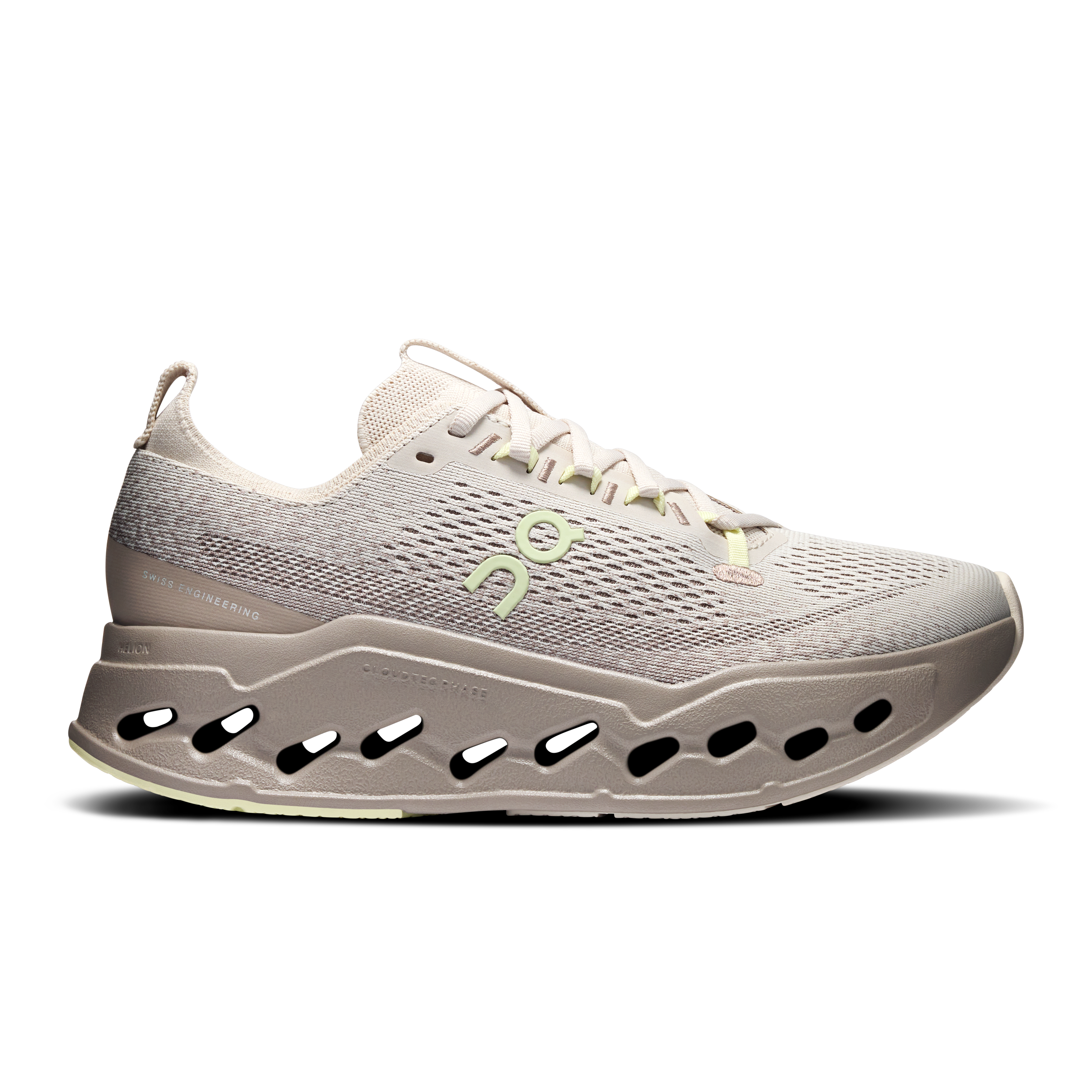 On Cloudsurfer Max Pelican Limelight (Women'S)