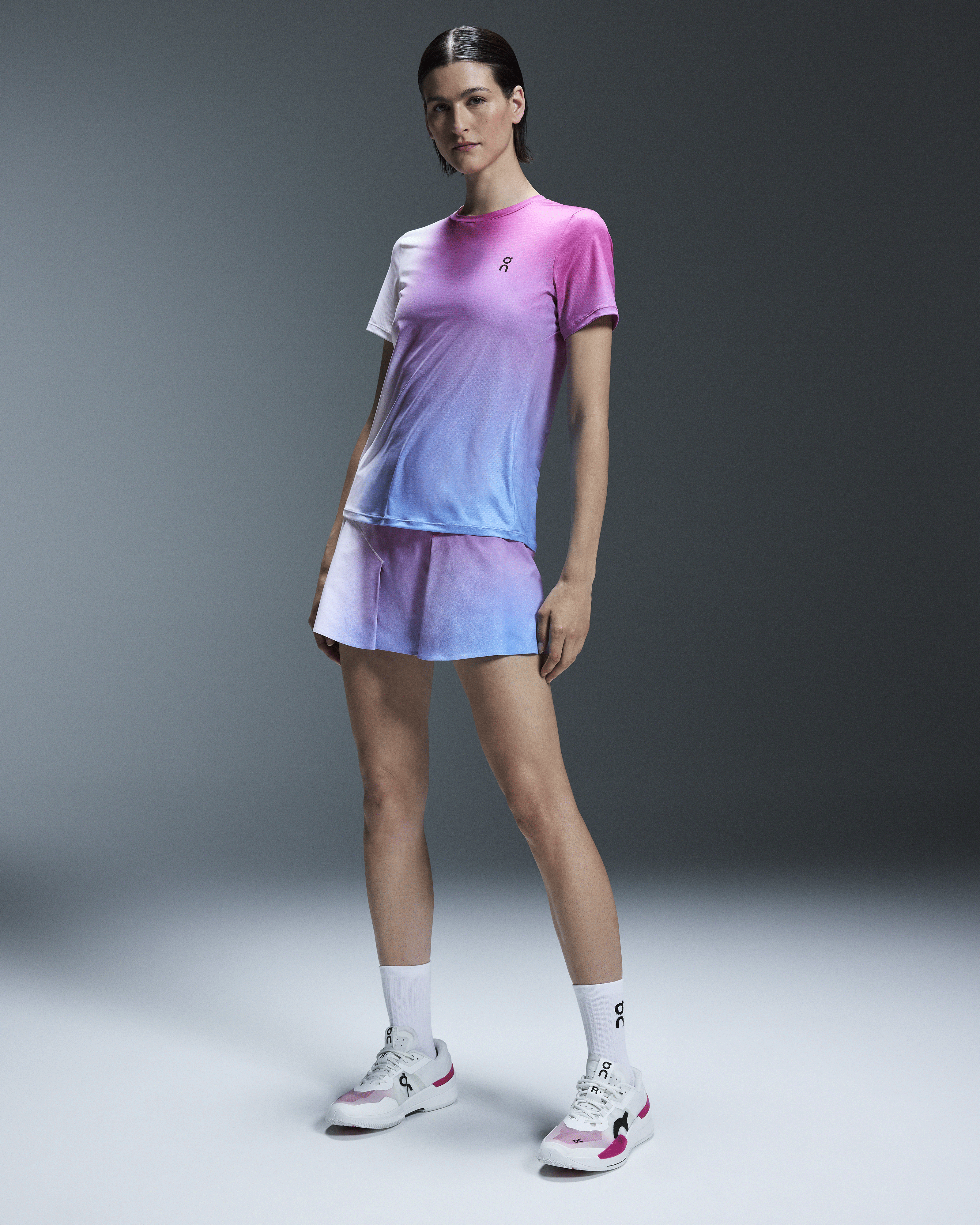 On Court Skirt White | Pink (Women'S)