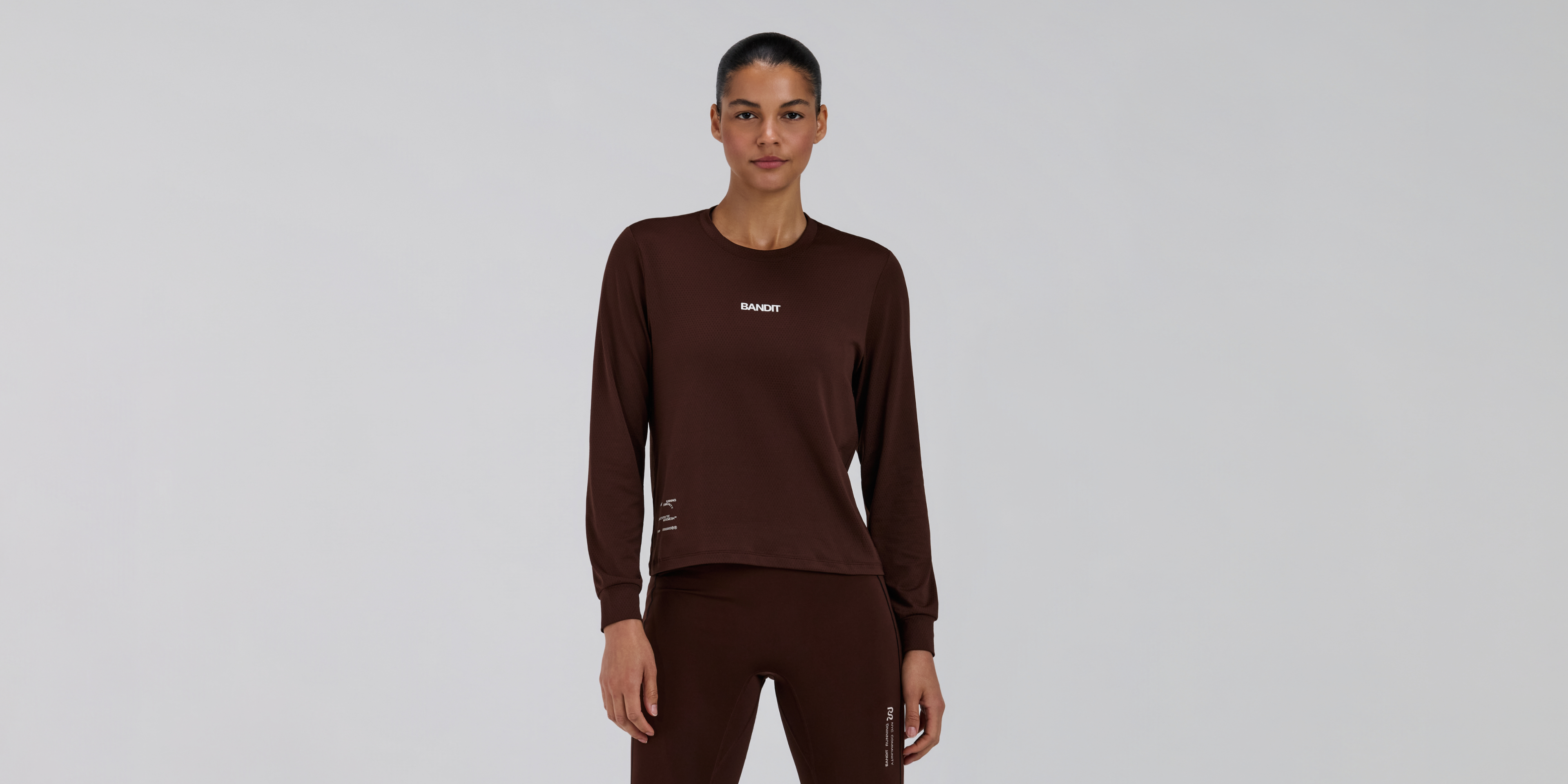 Bandit Womens Micromesh Long Sleeve Cacao