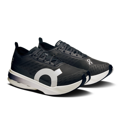 on running cloudboom strike black white (women's)