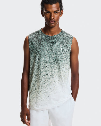 On Court Tank Fade Mineral | White