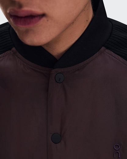 On Courtside Bomber Mulberry | Black (Women'S)