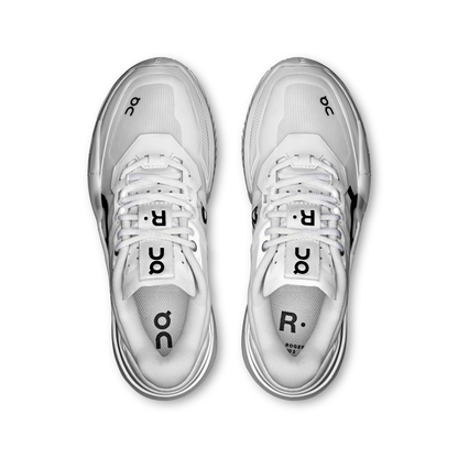 on running the roger pro 2 all white (women's)