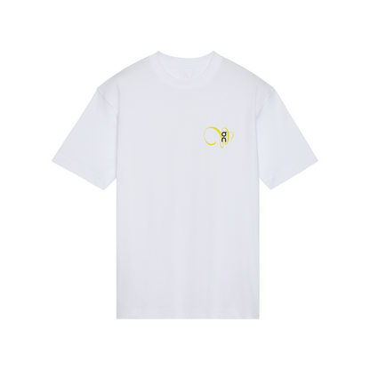 on club-t graphic White | Lime