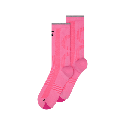 On Elite Run Sock High Raspberry | Pink