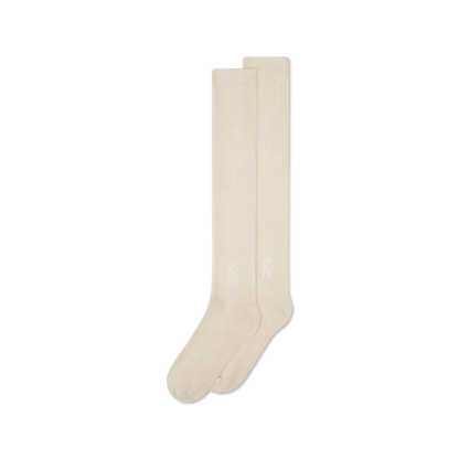 On Terry Sock Knee High Pearl