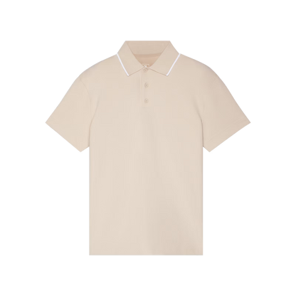 On Courtside Polo Sand | White