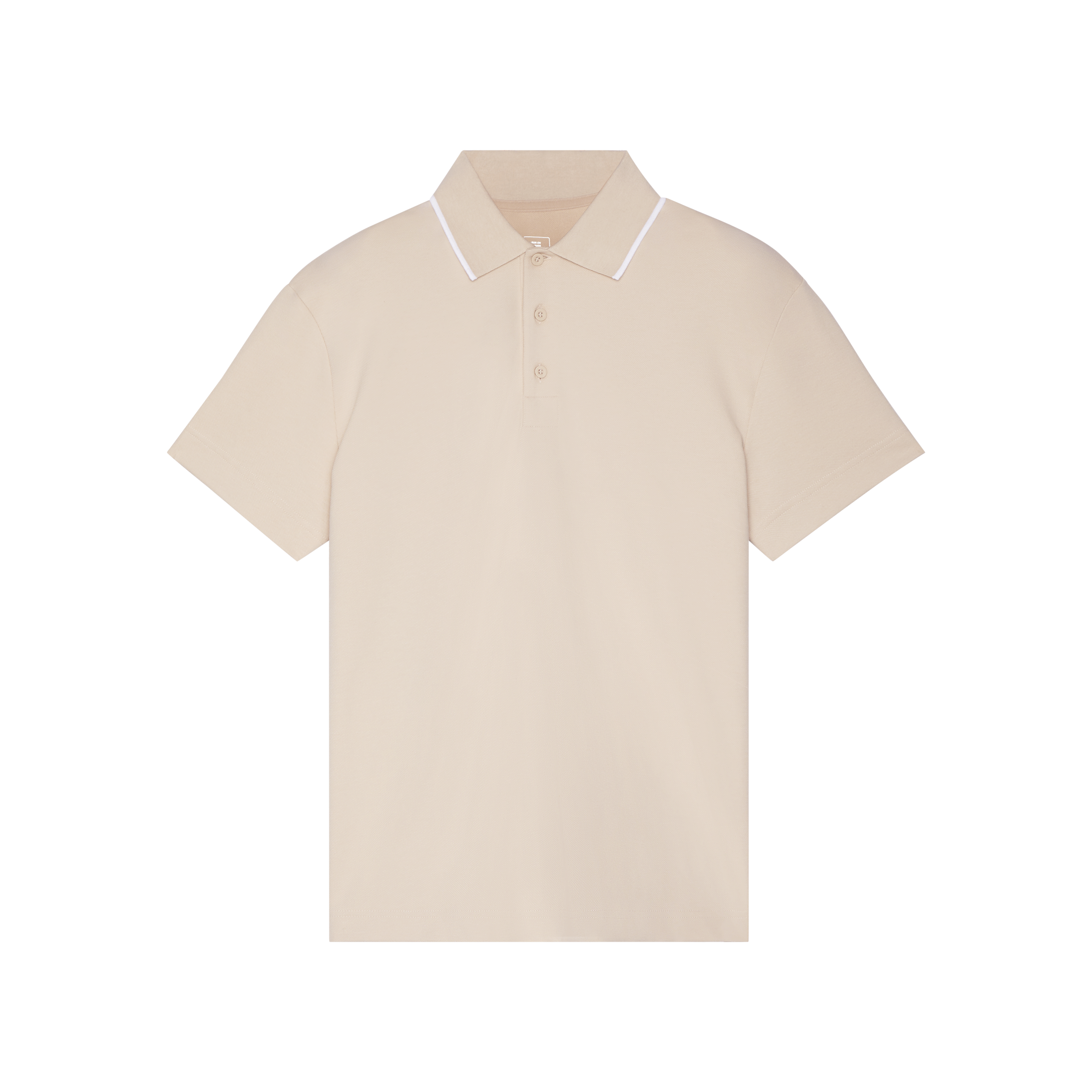 On Courtside Polo Sand | White