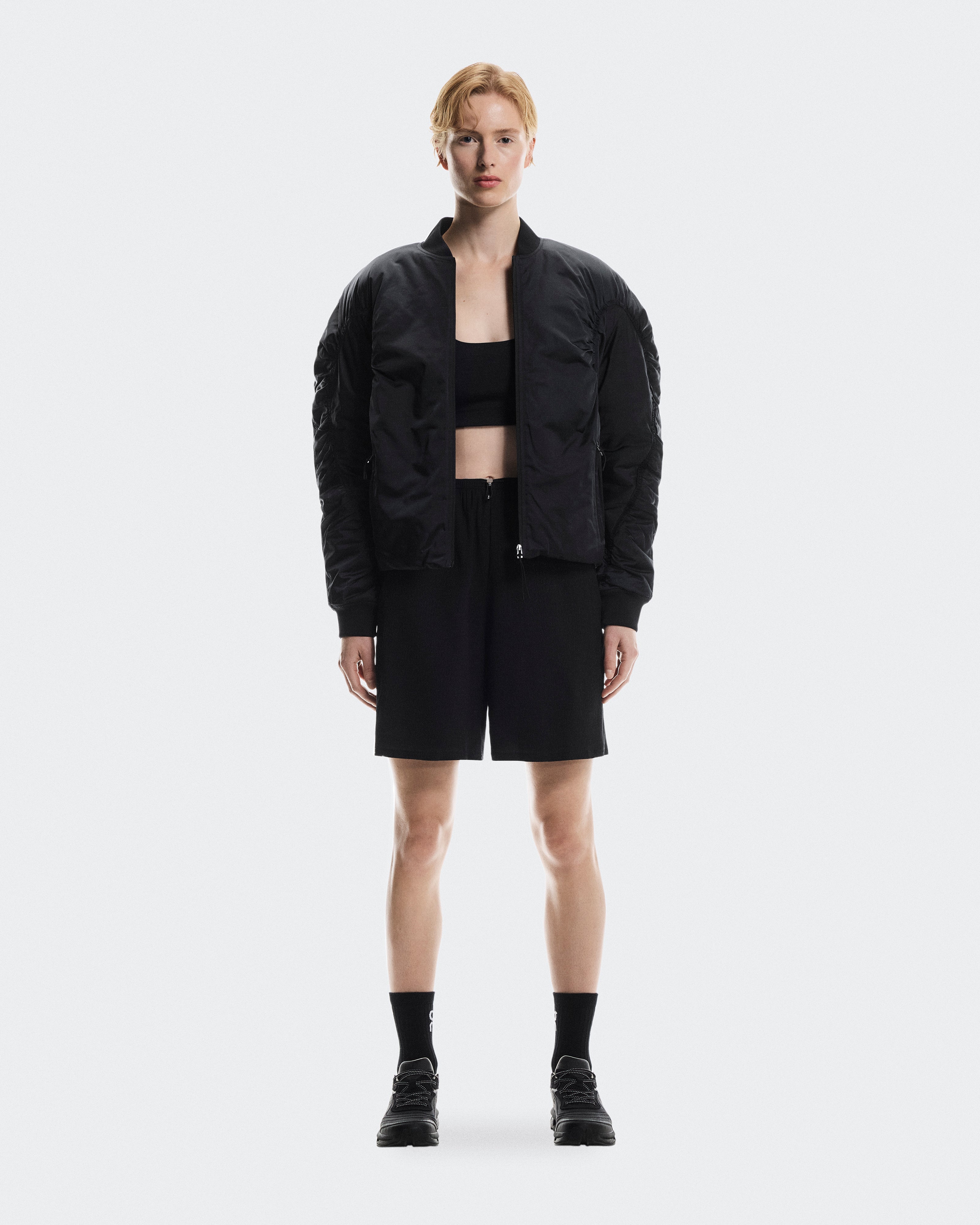 On Bomber Jacket Black (Women'S)